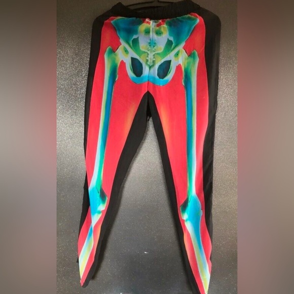 Adidas X Rita Ora EUC Size Small Skeleton sheer Pants - Picture 1 of 4